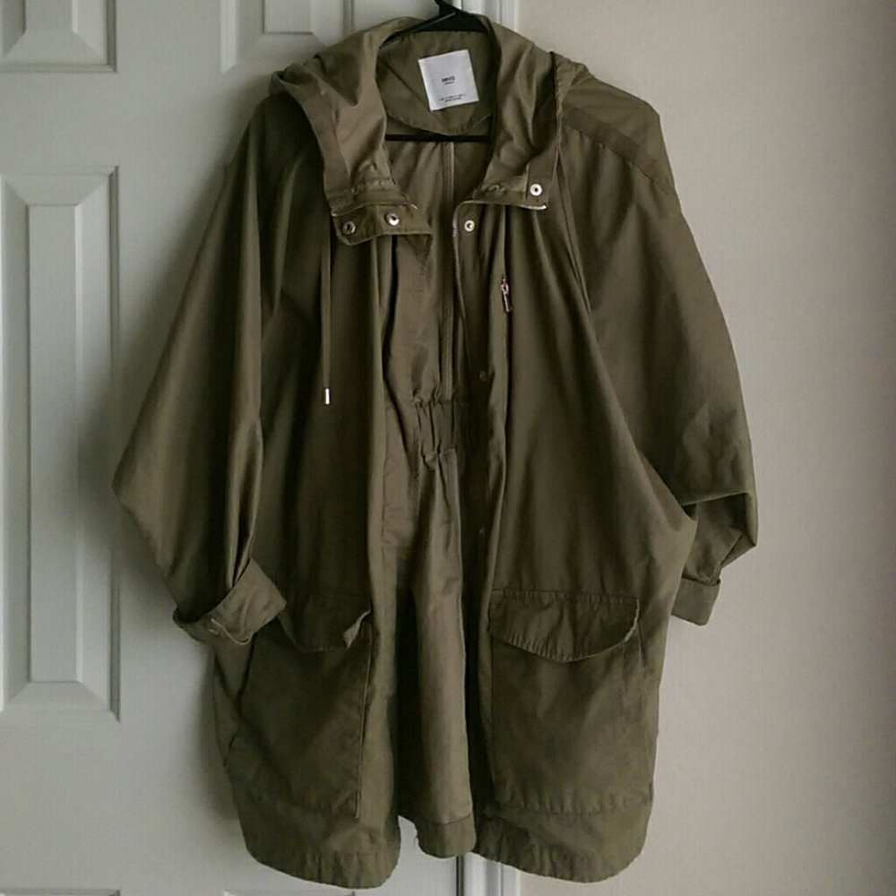 #SALE# Mango Oversized Green Jacket